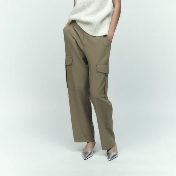 STRAIGHT LEG CARGO PANTS - Picture 10 of 10